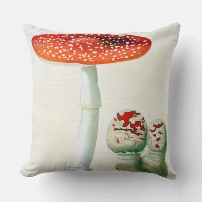 Wulstling Muscaria von "Phytographie Medicale" Kissen (Vorderseite)