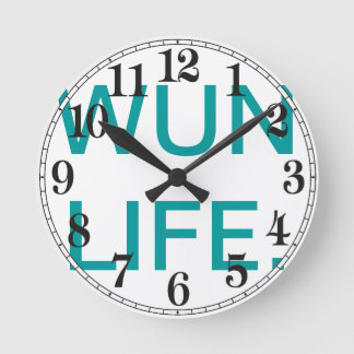 WUN RUNDE BÜRO-UHR WANDUHR