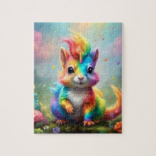 Wunder: Das Rainbow-Unicorn-Eichhörnchen Puzzle