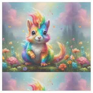 Wunder: Das Rainbow-Unicorn-Eichhörnchen Stoff