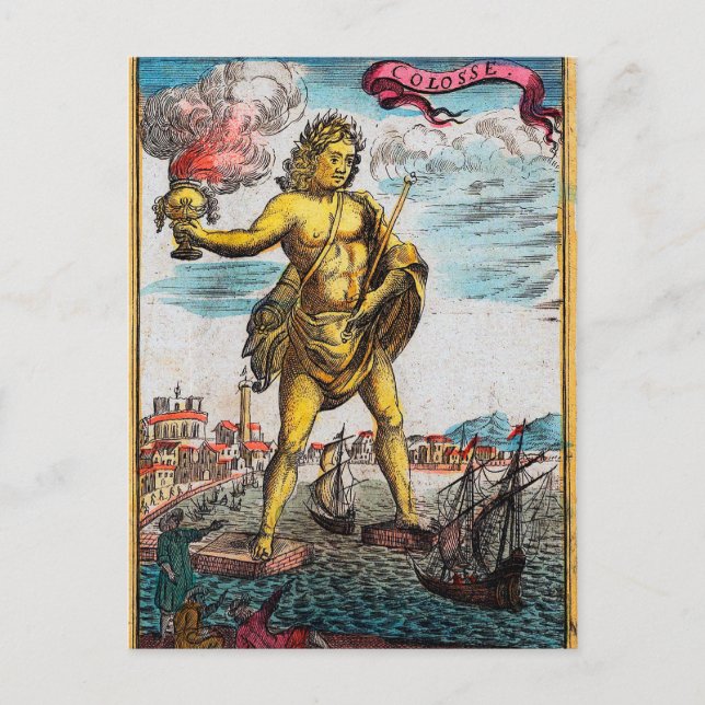 Wunder der alten Welt Postkarte (Vorderseite)