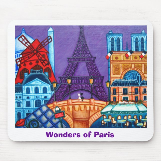 Wunder der Paris-Mausunterlage Mousepad (Vorne)