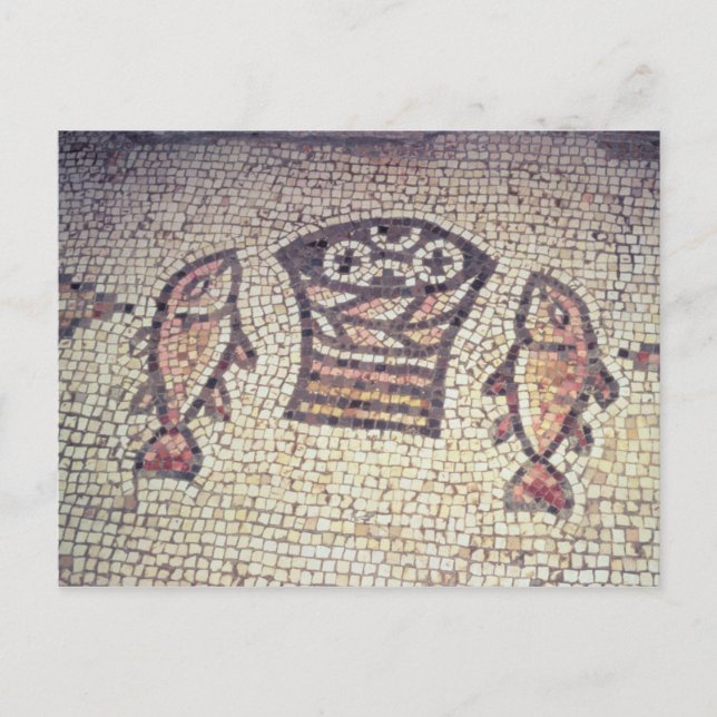 Wunder des Brotes und der Fische Postkarte (Vorderseite)