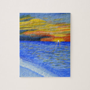 Wunder des Sonnenuntergangs Puzzle