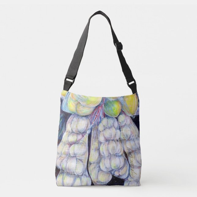 Wunder des Wassermarktes Tragetaschen Mit Langen Trägern (Vorderseite)