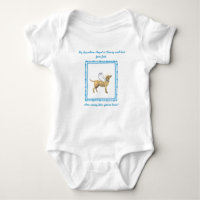 Wunder-Hundeblauer Stern-Baby-T - Shirt