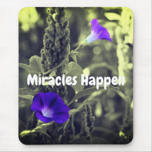 Wunder passieren Blume Inspiration Mousepad