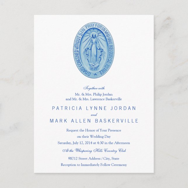 Wunder Postkarte (Vorderseite)