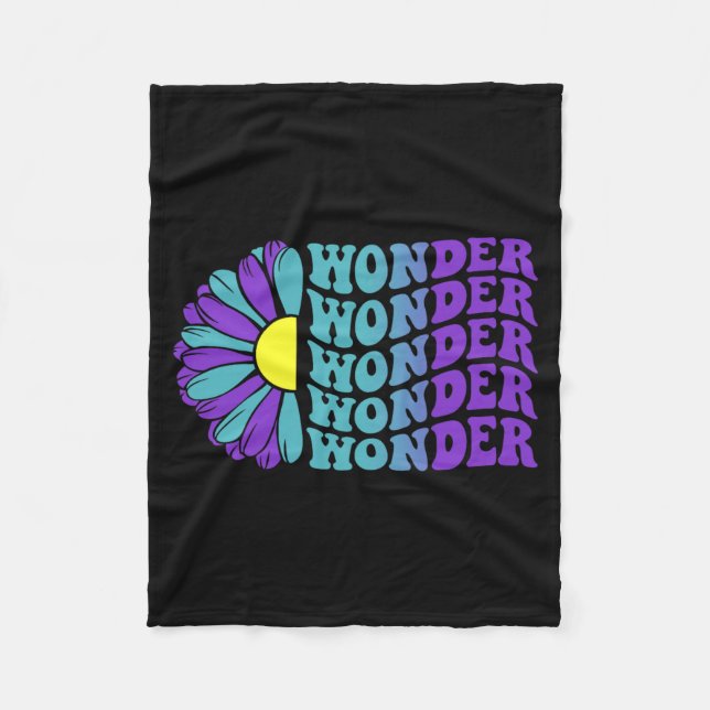 Wunder-Präventionsbewusstseins-Suower-Design Fleecedecke (Vorderseite)