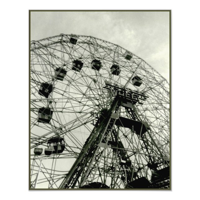 "Wunder-Rad-" photographischer Druck (Vorne)