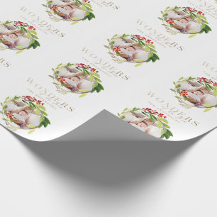 Wunder seiner Liebe Aquarell Foto Gold Geschenkpapier