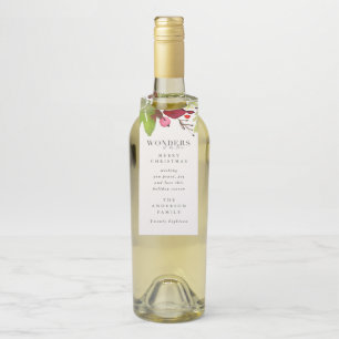 Wunder seiner Liebe Aquarell Holiday Flaschenanhänger