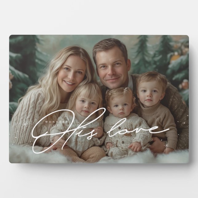 Wunder seiner Liebe Fotoplatte (Vorderseite)