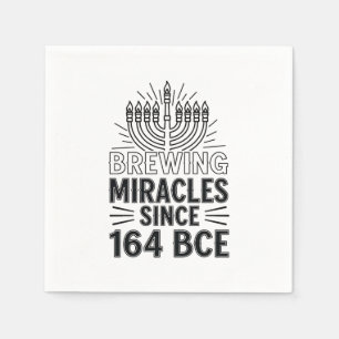 Wunder seit 164 v. u. Z. Hanukkah jüdisch Serviette