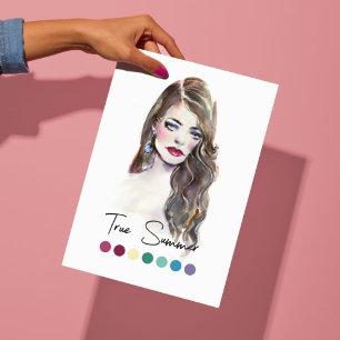 Wunder Sommer Art Saisonfarbenanalyse Kunst und Ku Poster