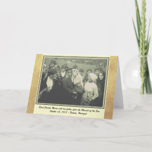 Wunder St. Jacinta Marto Fatima des Sun Karte