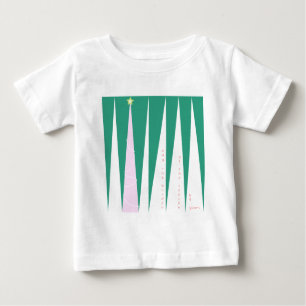 Wunder über den Weihnachtsbaum der Jahreszeit Baby T-shirt
