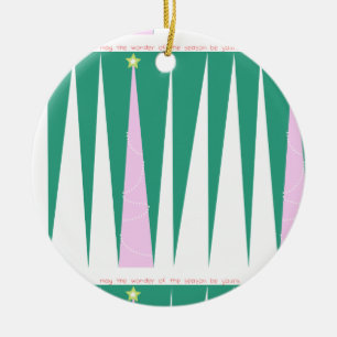 Wunder über den Weihnachtsbaum der Jahreszeit Keramik Ornament