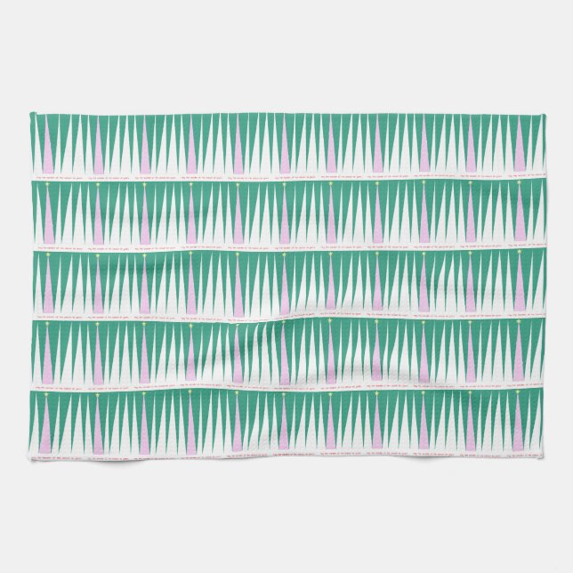 Wunder über den Weihnachtsbaum der Jahreszeit Küchentuch (Horizontal)