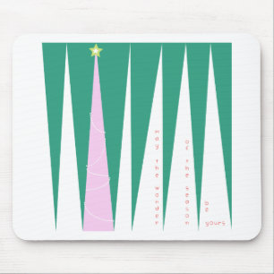 Wunder über den Weihnachtsbaum der Jahreszeit Mousepad