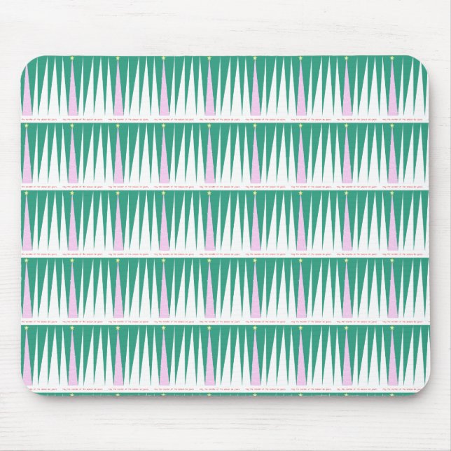 Wunder über den Weihnachtsbaum der Jahreszeit Mousepad (Vorne)