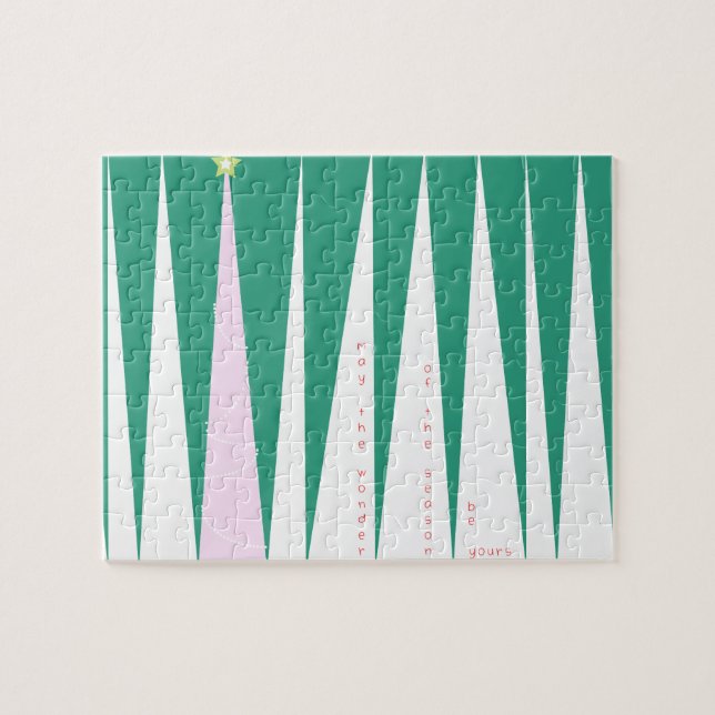 Wunder über den Weihnachtsbaum der Jahreszeit Puzzle (Horizontal)