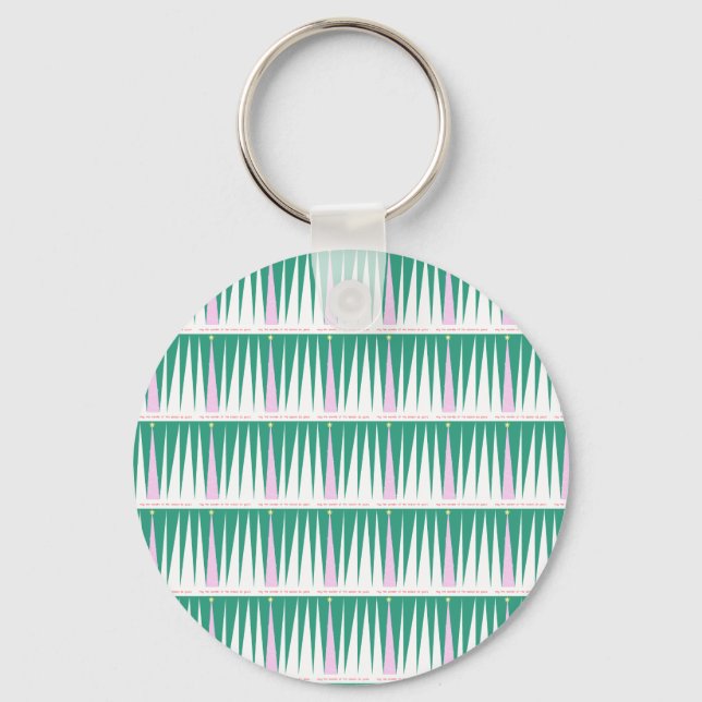 Wunder über den Weihnachtsbaum der Jahreszeit Schlüsselanhänger (Vorderseite)