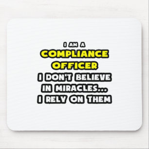 Wunder und Compliance Officer ... Funny Mousepad