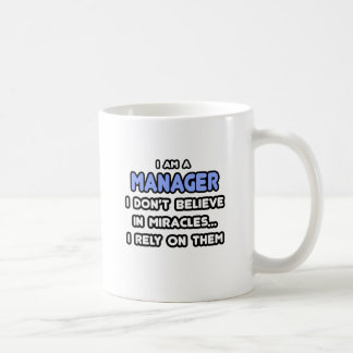 Wunder und Manager Kaffeetasse