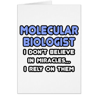 Wunder und Molekularbiologen