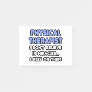 Wunder und Physiotherapeuten Post-it Klebezettel