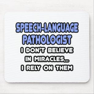 Wunder und sprachliche Pathologen Mousepad