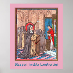 Wunder von Bl. Imelda Lambertini (VVP 010) Poster
