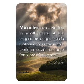 Wunder von C. S. Lewis Magnet