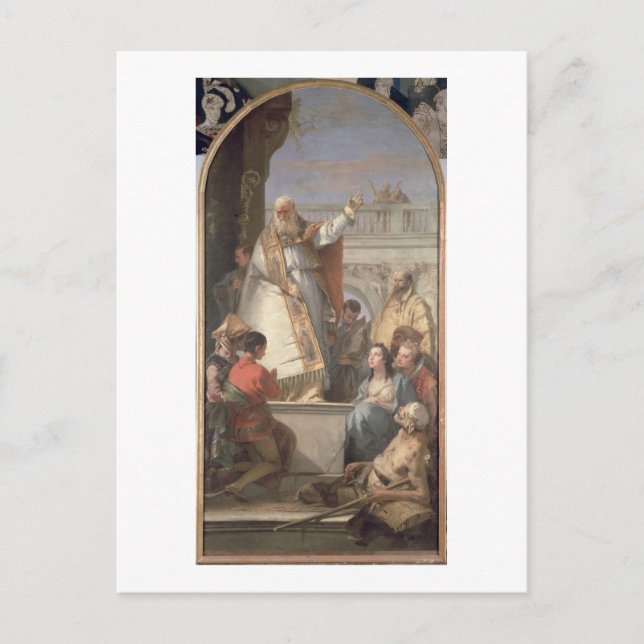 Wunder von St. Patrick, c.1746 (Öl auf Leinwand) Postkarte (Vorderseite)