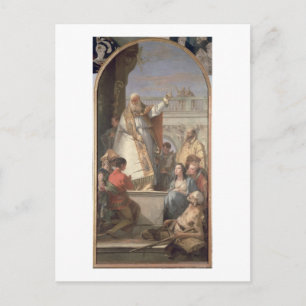 Wunder von St. Patrick, c.1746 (Öl auf Leinwand) Postkarte