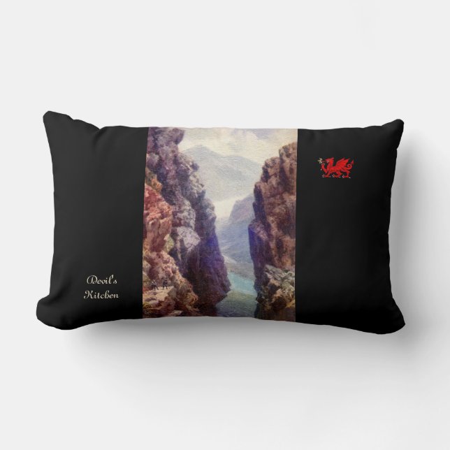 Wunder von Wales-Kissen Lendenkissen (Vorderseite)