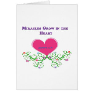 Wunder wachsen in der Herz-Adoption