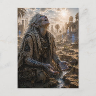 Wunder / Wasserfinder / Verborgene Oase Postkarte