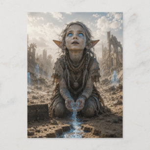 Wunder / Wasserfinder / Verborgene Oase Postkarte