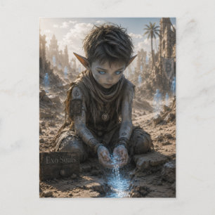 Wunder / Wasserfinder / Verborgene Oase Postkarte