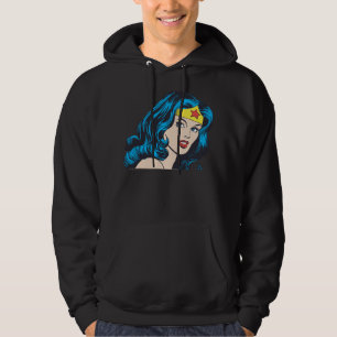 Wunder-Woman-Gesicht Hoodie