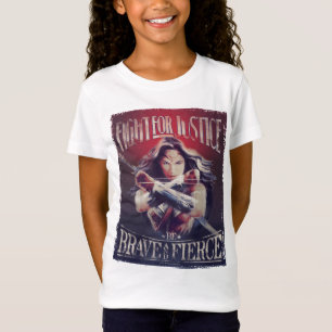Wunder Woman-Kampf für Gerechtigkeit T-Shirt