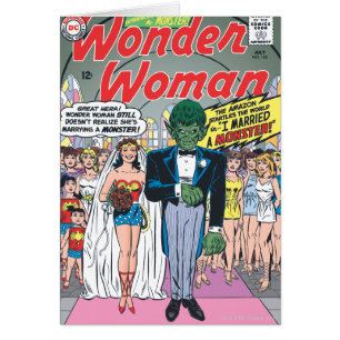 Wunder Woman Verheiratet ein Monster