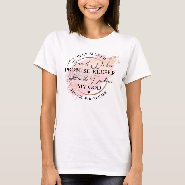 Wunderarbeiter verspricht Bewahrer T-Shirt (Vorderseite)