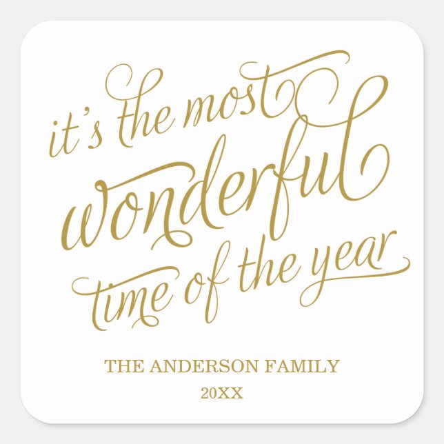 WUNDERBAR | HOLIDAY STICKERS (Vorderseite)