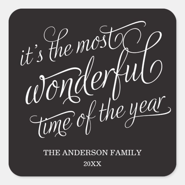 WUNDERBAR | HOLIDAY STICKERS (Vorderseite)