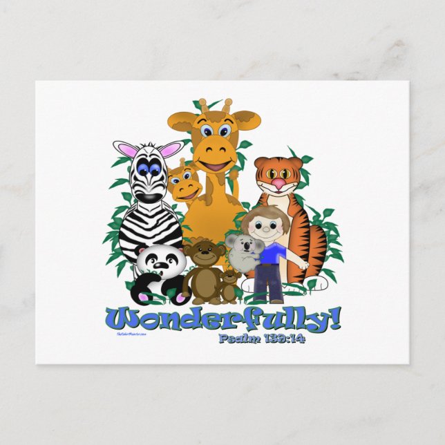 Wunderbar Made Postkarte (Vorderseite)