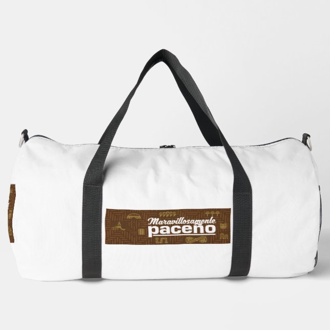 Wunderbar paceño duffle bag (Vorderseite)