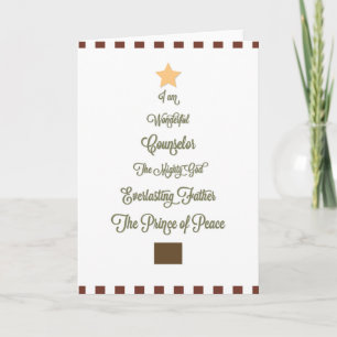 Wunderbar, Ratgeber-Weihnachtskarte Feiertagskarte